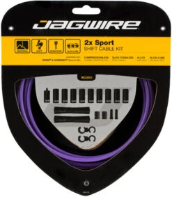 JAGWIRE 2X Sport Schaltzugset -Fahrradkomponenten 319251