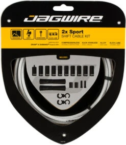 JAGWIRE 2X Sport Schaltzugset -Fahrradkomponenten 319253