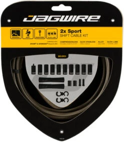 JAGWIRE 2X Sport Schaltzugset -Fahrradkomponenten 319255
