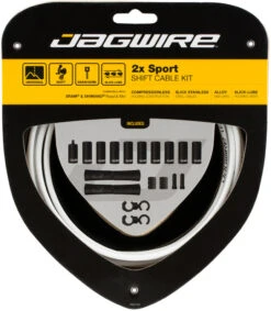 JAGWIRE 2X Sport Schaltzugset -Fahrradkomponenten 319257
