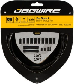 JAGWIRE 2X Sport Schaltzugset -Fahrradkomponenten 319259