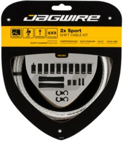 JAGWIRE 2X Sport Schaltzugset -Fahrradkomponenten 319261