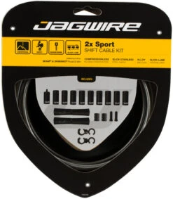 JAGWIRE 2X Sport Schaltzugset -Fahrradkomponenten 319263