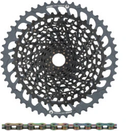 SRAM GX Eagle XG-1275 Kassette + Eagle Kette 12-fach Verschleißset -Fahrradkomponenten 338264