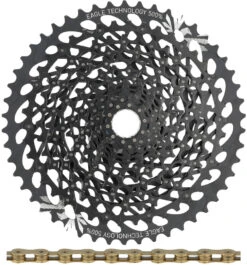 SRAM GX Eagle XG-1275 Kassette + Eagle Kette 12-fach Verschleißset -Fahrradkomponenten 338270
