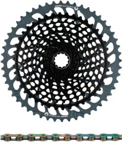 SRAM X01 Eagle XG-1295 Kassette + Eagle Kette 12-fach Verschleißset -Fahrradkomponenten 347900