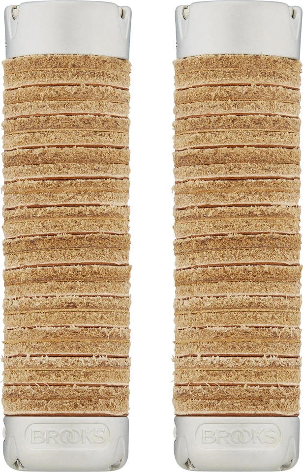 BROOKS Plump Leather Grips Lenkergriffe 11 BROOKS Plump Leather Grips Lenkergriffe – Bild 9