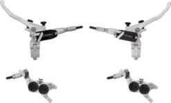 HOPE Tech 4 E4 V+h Set Scheibenbremse Mit Kunststoffleitung 34 HOPE Tech 4 E4 V+h Set Scheibenbremse Mit Kunststoffleitung -Fahrradkomponenten 481827